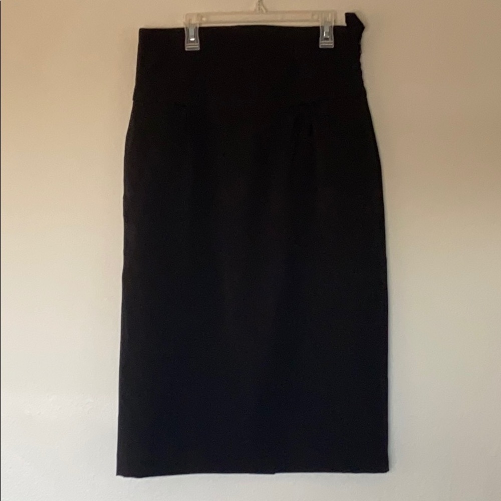 Grace Elements Sz 8 pencil skirt black NWOT